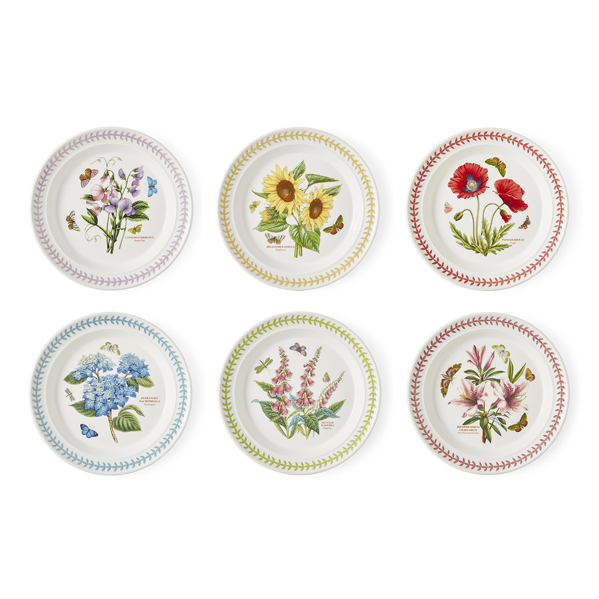 Botanic Garden Meadow 8" Salad Plates Set of 6 image number null